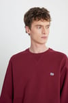 Lee Pamuklu Regular Fit Şardonlu Bisiklet Yaka Erkek Sweat L81IRY A84 BORDO
