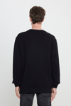 Lee Pamuklu Regular Fit Şardonlu Bisiklet Yaka Erkek Sweat L81IRY100 001 SİYAH