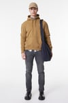Lee Pamuklu Regular Fit Şardonlu Kapüşon Yaka Erkek Sweat L80YR Y85 HARDAL