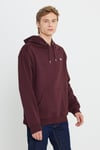 Lee Pamuklu Regular Fit Şardonlu Kapüşonlu Erkek Sweat L80YR Y74 BORDO