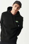 Lee Pamuklu Regular Fit Sırt Baskılı Kapüşonlu Erkek Sweat L222695 001 SİYAH