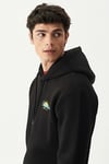 Lee Pamuklu Regular Fit Sırt Baskılı Kapüşonlu Erkek Sweat L222695 001 SİYAH