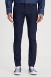 Lee Pamuklu Skinny Fit Normal Bel Dar Paça Jeans Erkek Kot Pantolon L73607 536 KOYU MAVİ