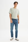 Lee Pamuklu Slim Fit Normal Bel Dar Paça Denim Jeans Erkek Kot Pantolon L7190006 2XT AÇIK MAVİ