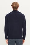 Lee Regular Fit Dik Yaka Yarı Fermuarlı Triko Erkek Kazak L242496 410 LACİVERT