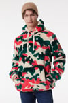 Lee Regular Fit Yumuşak Dokulu Kapüşon Yaka Erkek Sweat L232307 900 Bej-kırmızı-Lacivert
