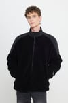 Lee Relaxed Fit Polarlı Dik Yaka Cepli Erkek Ceket L242525 001 SİYAH