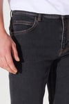 Lee Rider Pamuklu Normal Bel Slim Fit Dar Paça Jeans Erkek Kot Pantolon L701OR47 SİYAH