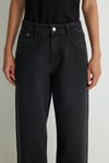 Leila Pamuklu Baggy Fit Yüksek Bel Jeans Kadın Kot Pantolon 1010600-88244 SİYAH