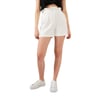 Lela Beli Lastikli Cepli Bayan Short 5863880 EKRU