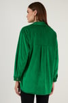 Lela Cepli Oversize Kadife Bayan Gömlek 42190504 BENETTON