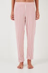 Lela Desenli Regular Fit Gömlek Yaka Kadın Pijama Takımı 65750101 PUDRA