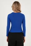 Lela Ekstra Slim Fit Yaka Detaylı Bayan Bluz 5865583 SAKS