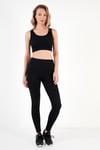 Lela Esnek Slim Fit Toparlayıcı Yüksek Bel Bayan Tayt 5865552 SİYAH