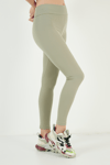 Lela Esnek Slim Fit Toparlayıcı Yüksek Bel Bayan Tayt 5865552 Olive