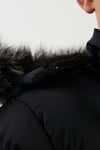 Lela Fermuarlı Suni Kürklü Peluş Astarlı Çıkarılabilir Kapüşonlu Erkek Çocuk Mont 5760026 LACİVERT