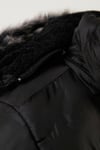 Lela İçi Peluş Astarlı Çıkarılabilir Kapüşonlu Erkek Çocuk Mont 5760013 SİYAH