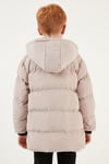 Lela İçi Peluş Astarlı Çıkarılabilir Kapüşonlu Şişme Erkek Çocuk Mont 5763038 TAŞ
