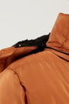 Lela İçi Peluş Astarlı Çıkarılabilir Kapüşonlu Şişme Erkek Çocuk Mont 5763038 HARDAL