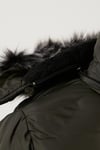 Lela İçi Peluş Astarlı Çıkarılabilir Kapüşonlu Erkek Çocuk Mont 5760013 KOYU HAKİ