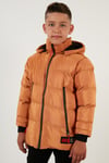 Lela İçi Peluş Astarlı Çıkarılabilir Kapüşonlu Şişme Erkek Çocuk Mont 5763038 HARDAL
