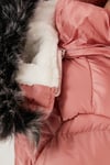 Lela İçi Peluş Astarlı Çıkarılabilir Kapüşonlu Suya Dayanıklı Kız Çocuk Mont 5761910 GÜL