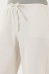 Lela Keten Karışımlı Regular Fit Normal Bel Geniş Paça Kadın Pantolon 5866030 BEJ
