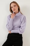 Lela Kol Detaylı Boğazlı Yaka Bayan Kazak 63622534 LİLA