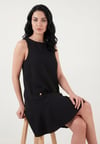 Lela Kolsuz Mini Boy Cepli Mezuniyet Kadın Elbise 6525734 SİYAH