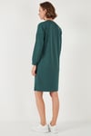 Lela Modest OYSHO Kumaş Relaxed Fit Yırtmaçlı Bayan Tunik 5865878 NEFTİ