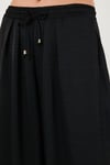 Lela Oversize Bağlamalı Balon Paça Saten Şalvar Bayan Pantolon 68351199 SİYAH