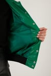 Lela Oversize Cepli Bomber Suni Bayan Deri Mont 6230104 BENETTON