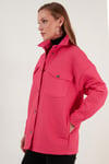Lela Oversize Cepli Kapitone Bayan Gömlek Ceket 42190505 FUŞYA