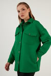 Lela Oversize Cepli Kapitone Bayan Gömlek Ceket 42190505 BENETTON