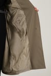 Lela Oversize Fit Kruvaze Yaka Düğmeli Kemerli Uzun Bayan Trençkot 6839476 KARAMEL