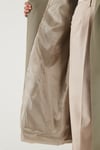 Lela Oversize Fit Kruvaze Yaka Kuşaklı Astarlı Bayan Trençkot 6839617 HAKİ