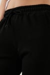 Lela Pamuklu Beli ve Paçası Lastikli Basic Jogger Bayan Eşofman Altı 5864171 SİYAH