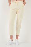 Lela Pamuklu Normal Bel Regular Fit Düz Paça Kadın Pantolon 668YP42282S4 SARI