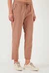 Lela Pamuklu Normal Bel Regular Fit Düz Paça Bayan Pantolon 668YP42282S4 CAMEL