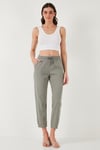 Lela Pamuklu Normal Bel Regular Fit Düz Paça Bayan Pantolon 668YP42282S4 AÇIK HAKİ