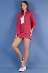 Lela Pamuklu Oversize Tüvit Bayan Gömlek 42190503 FUŞYA
