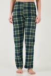 Lela Pamuklu Regular Fit Desenli Bisiklet Yaka Kadın Pijama Takımı 65790784 YEŞİL