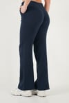 Lela Pamuklu Relaxed Fit Geniş Paça Müslin Kadın Pantolon 668YP5502 LACİVERT