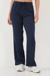 Lela Pamuklu Relaxed Fit Geniş Paça Müslin Kadın Pantolon 668YP5502 LACİVERT