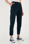 Lela Pamuklu Slim Fit Normal Bel Düz Paça Bayan Pantolon 668Y5121 LACİVERT