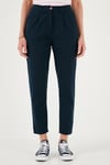 Lela Pamuklu Slim Fit Normal Bel Düz Paça Bayan Pantolon 668Y5121 LACİVERT