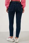 Lela Pamuklu Slim Fit Yüksek Bel Dar Paça Jeans Bayan Kot Pantolon 639LOREN AÇIK MAVİ