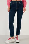 Lela Pamuklu Slim Fit Yüksek Bel Dar Paça Jeans Bayan Kot Pantolon 639LOREN AÇIK MAVİ