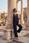 Lela Regular Fit Bağlama Detaylı Bisiklet Yaka Kadın Takım 5866466 LACİVERT