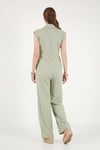 Lela Regular Fit Bağlama Detaylı Kolsuz Kadın Takım 5866787 Olive